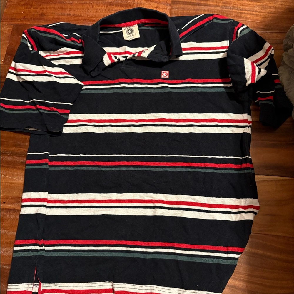 Vintage G-Unit Striped Polo Shirt‎ | 50 Cent Era | XL 0263